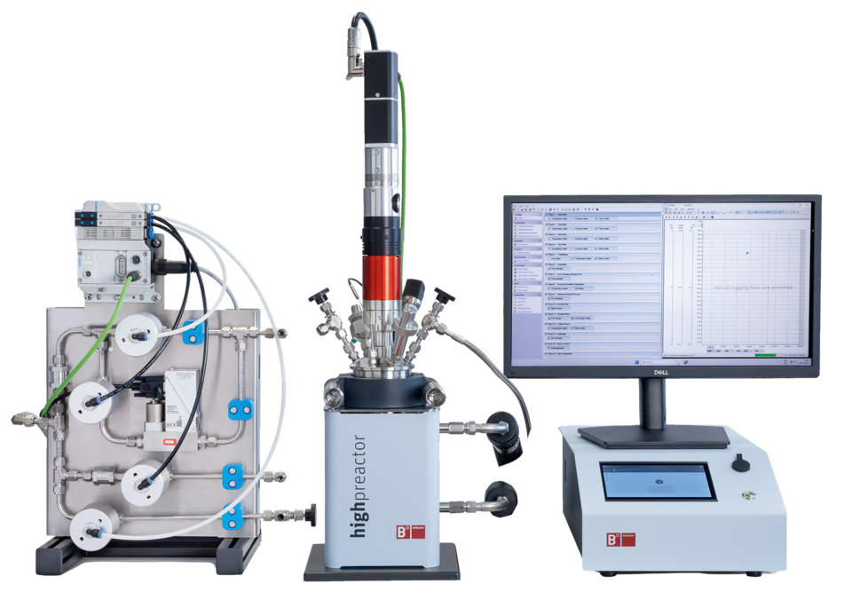 BHC – Berghof Hydrogen Control mit Hochdruckreaktor und Process Control